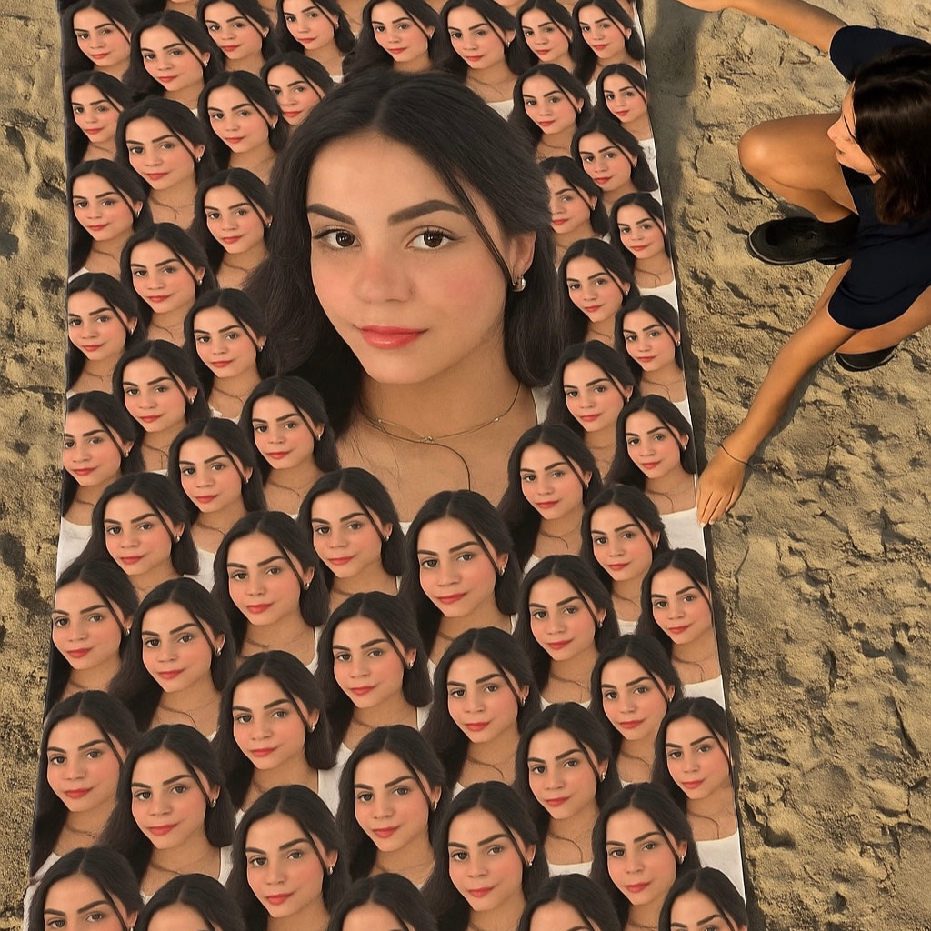 Serviette de Plage Personnalisée