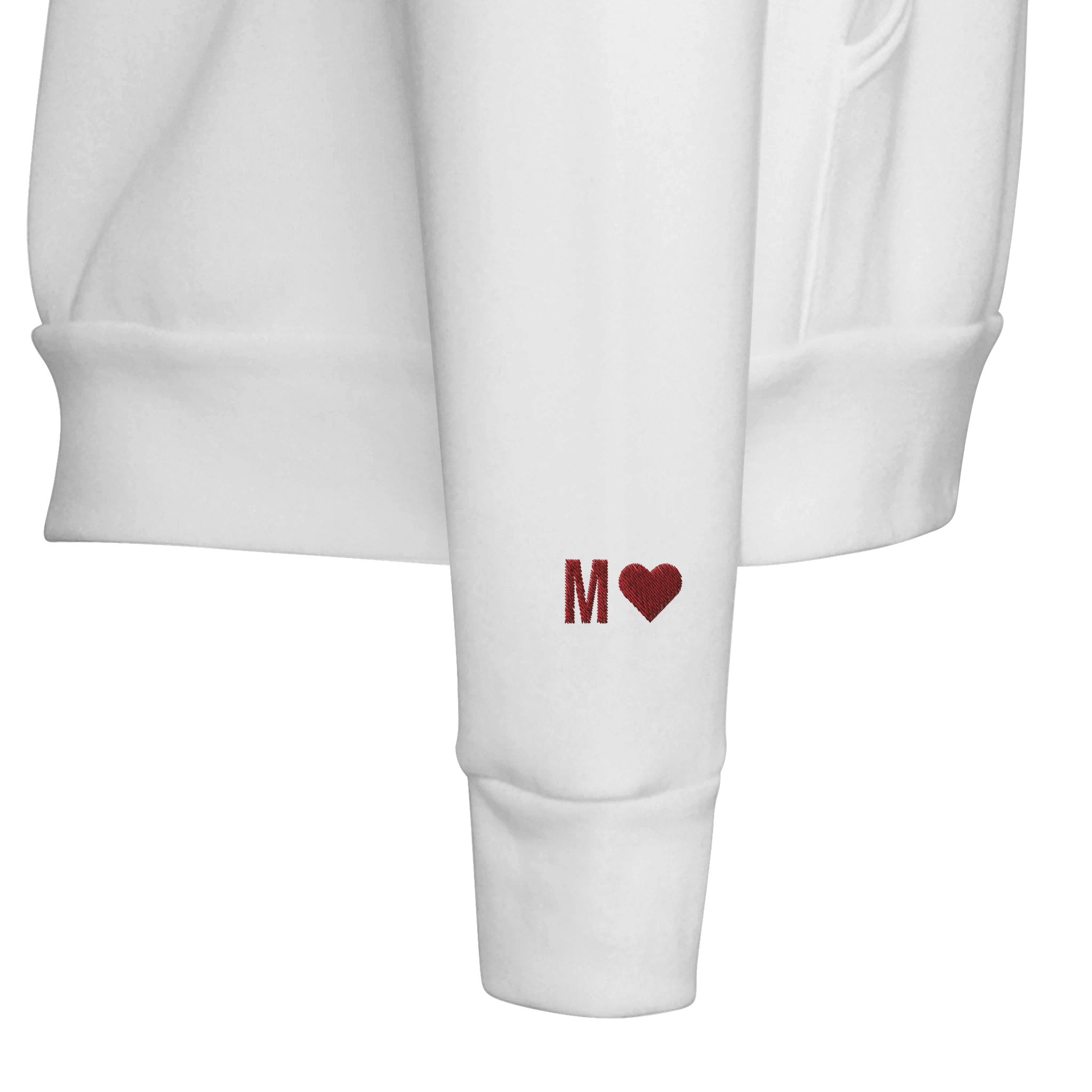 Sweat à capuche avec date romaine brodée