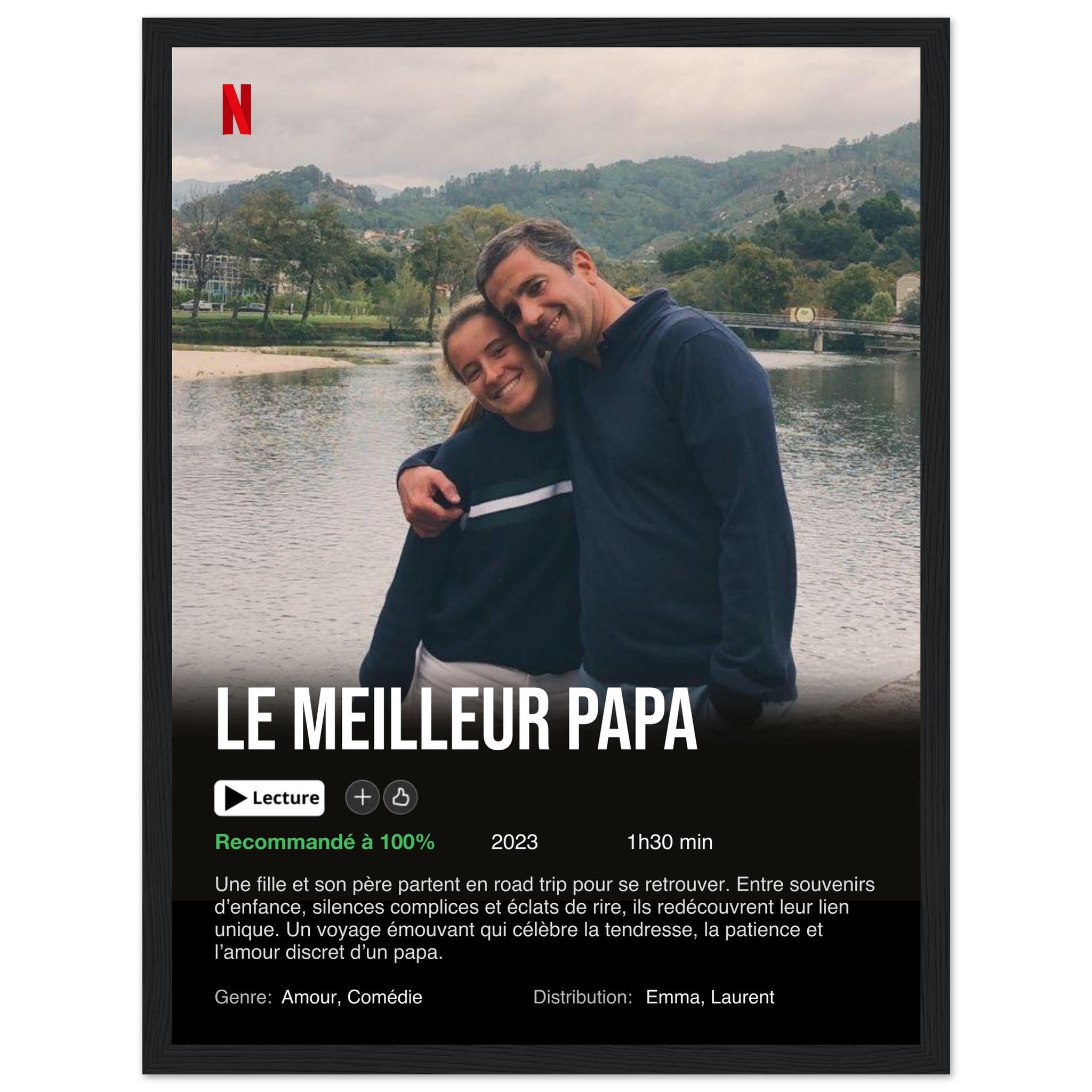 Affiche Netflix Personnalisée (Edition Fête des Pères)