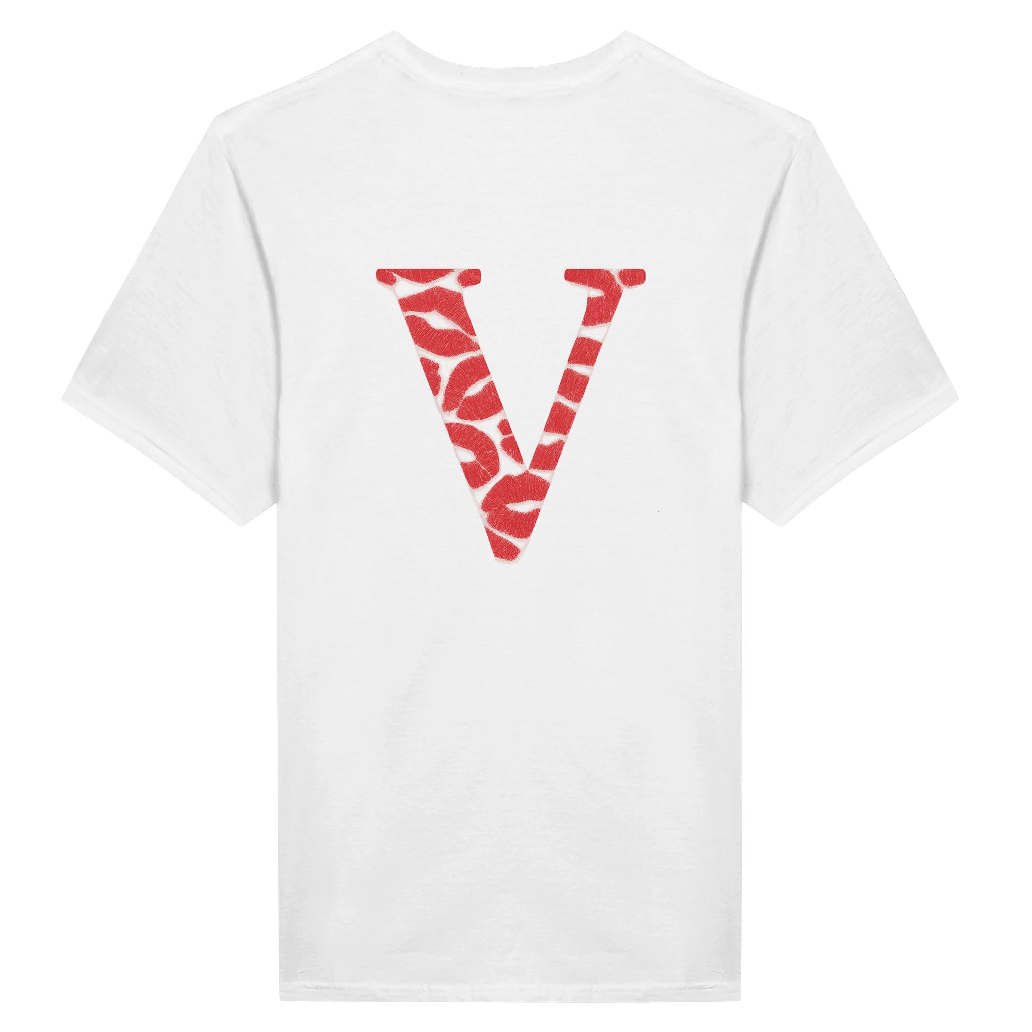 T-shirt Bisous avec Initiale