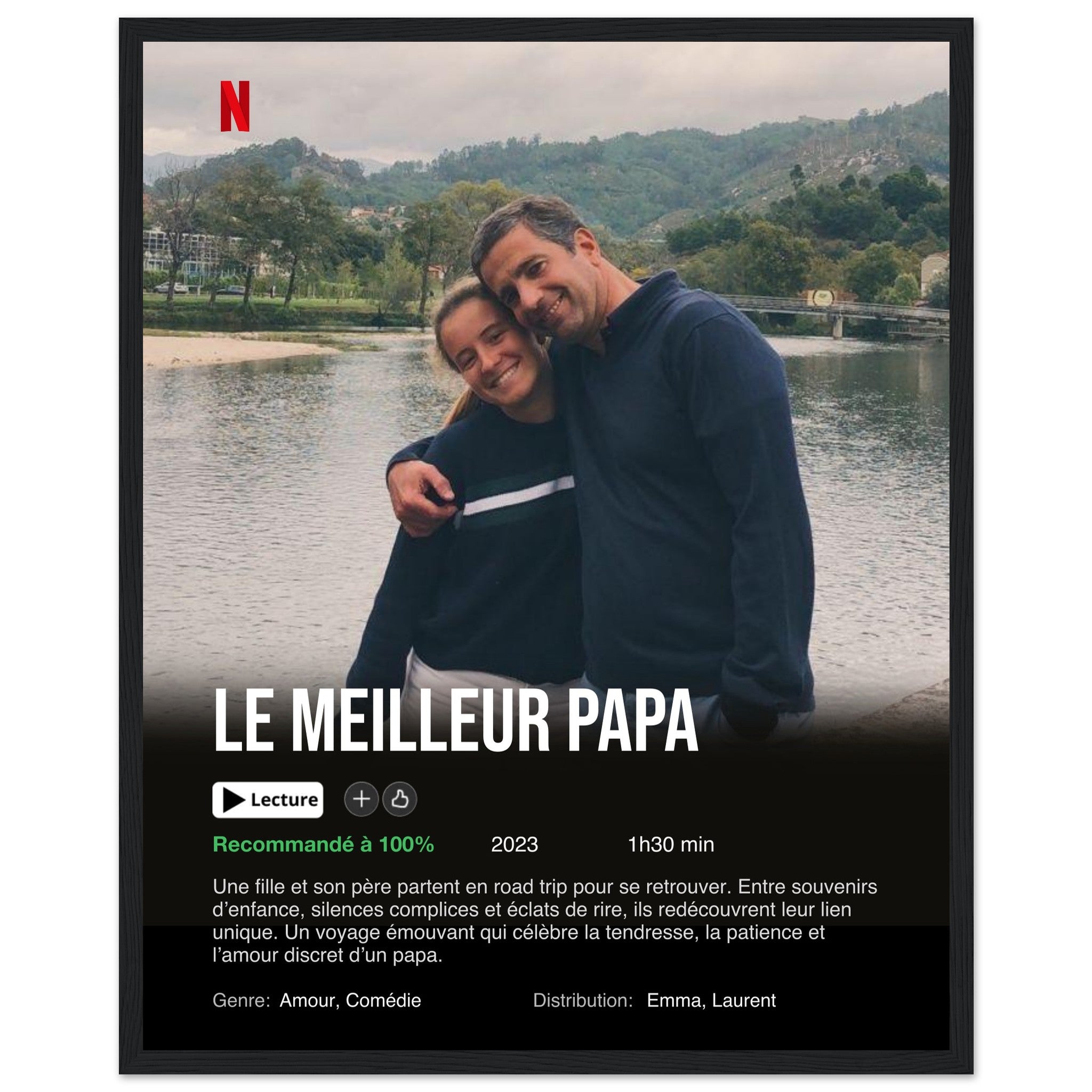 Affiche Netflix Personnalisée (Edition Fête des Pères)