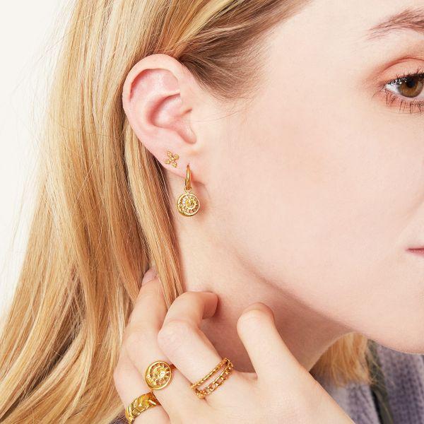 Boucle d'Oreille Sun-Moon