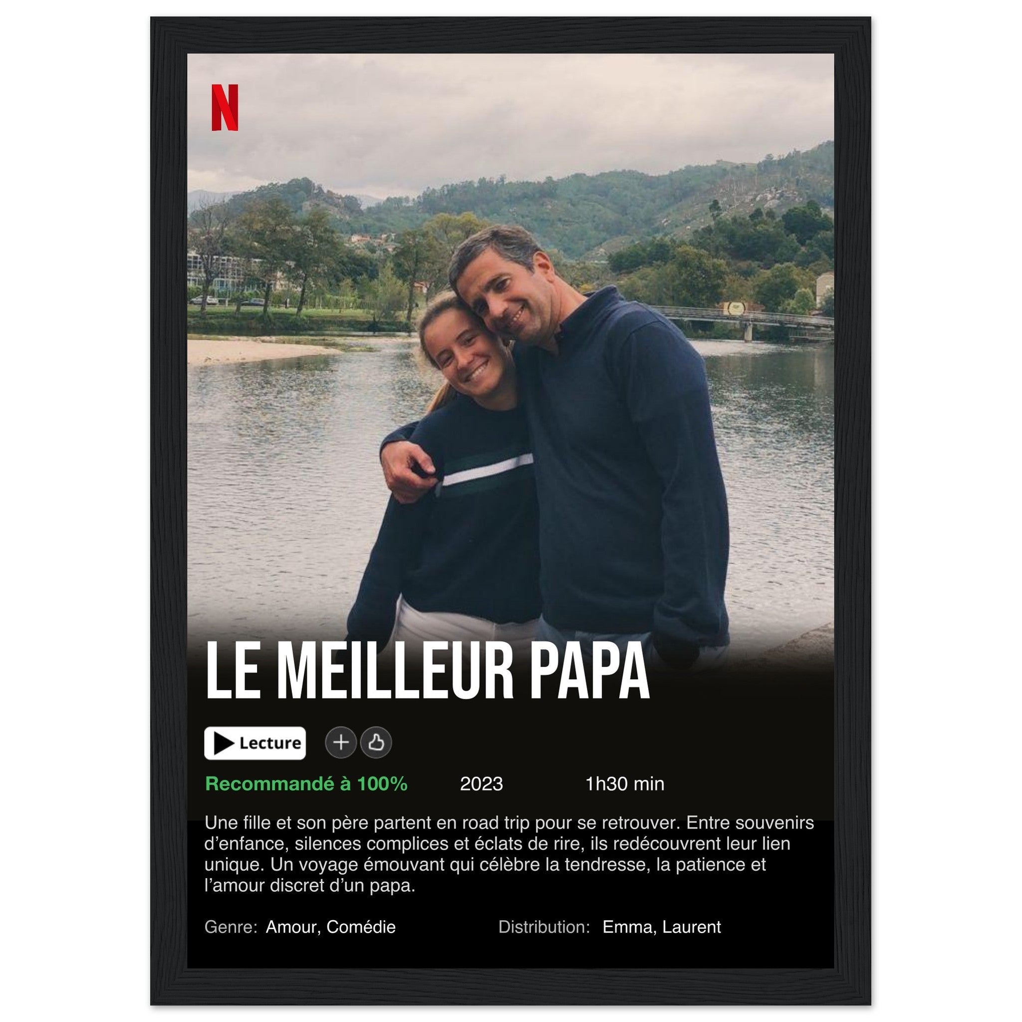Affiche Netflix Personnalisée (Edition Fête des Pères)